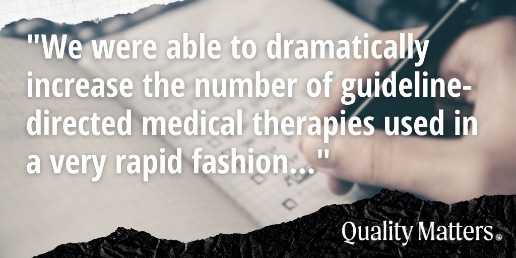 Top Takeaways from ACC 2022: "We were able to dramatically increase the number of guideline-directed medical therapies used in a very rapid fashion..."